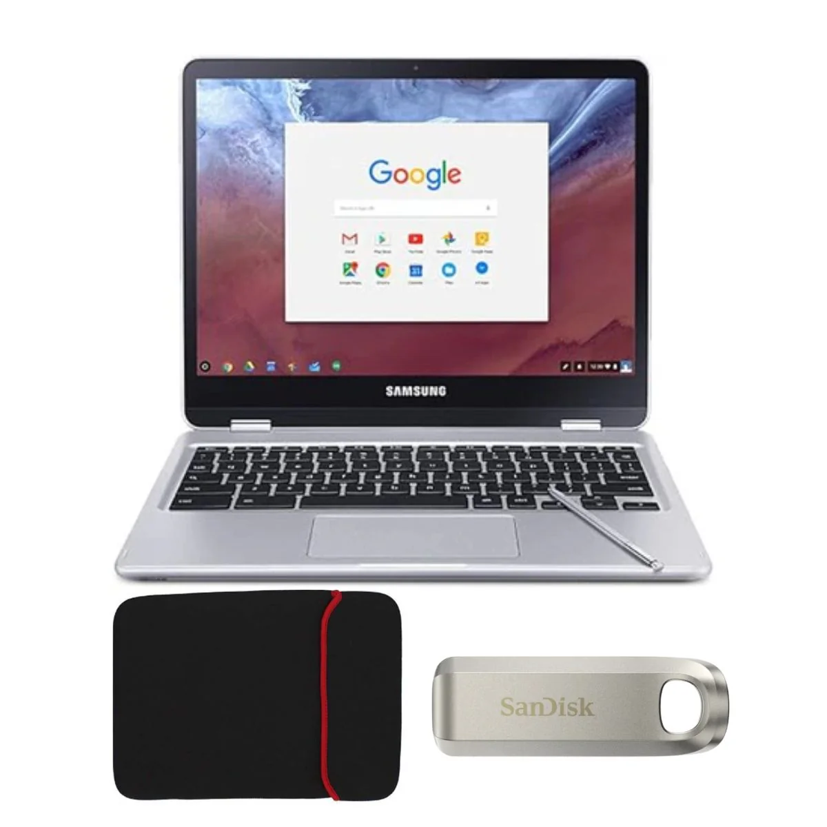 Samsung Chromebook Plus 2017 (XE513C24) 12.3" + Gifts